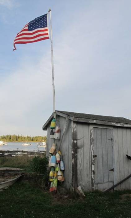 lobster buoys flag